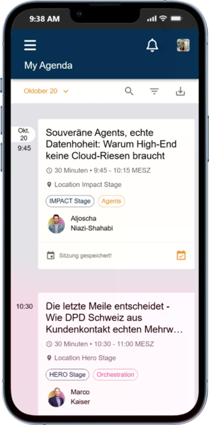 Customer Impact Summit App Preview