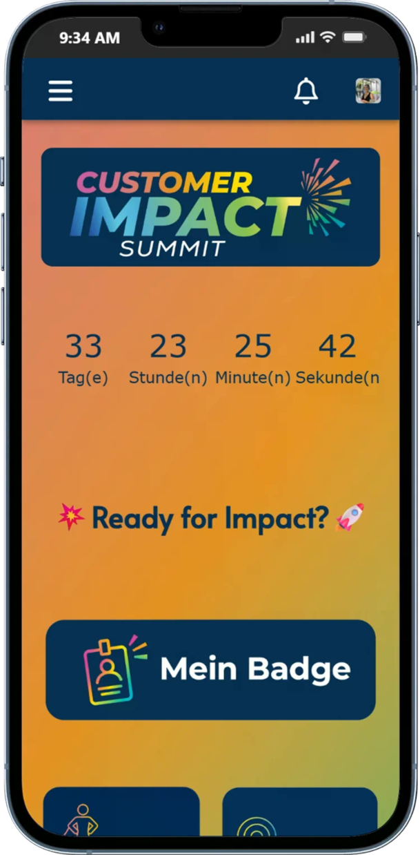 Customer Impact Summit App Preview